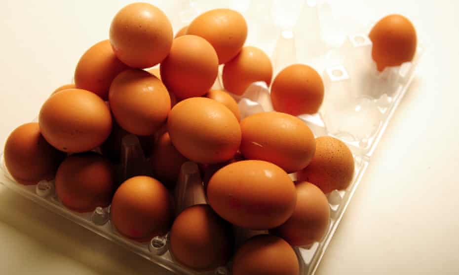 Wholesale chicken egg prices recorded the largest increase since the government began tracking the costs in 1937.