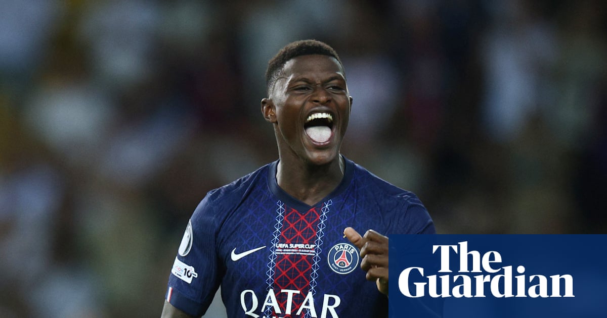 Nuno Mendes gets PSG party started in Super Cup shootout win against Spurs | Uefa Super Cup Nuno Mendes gets PSG party started in Super Cup shootout win against Spurs | Uefa Super Cup