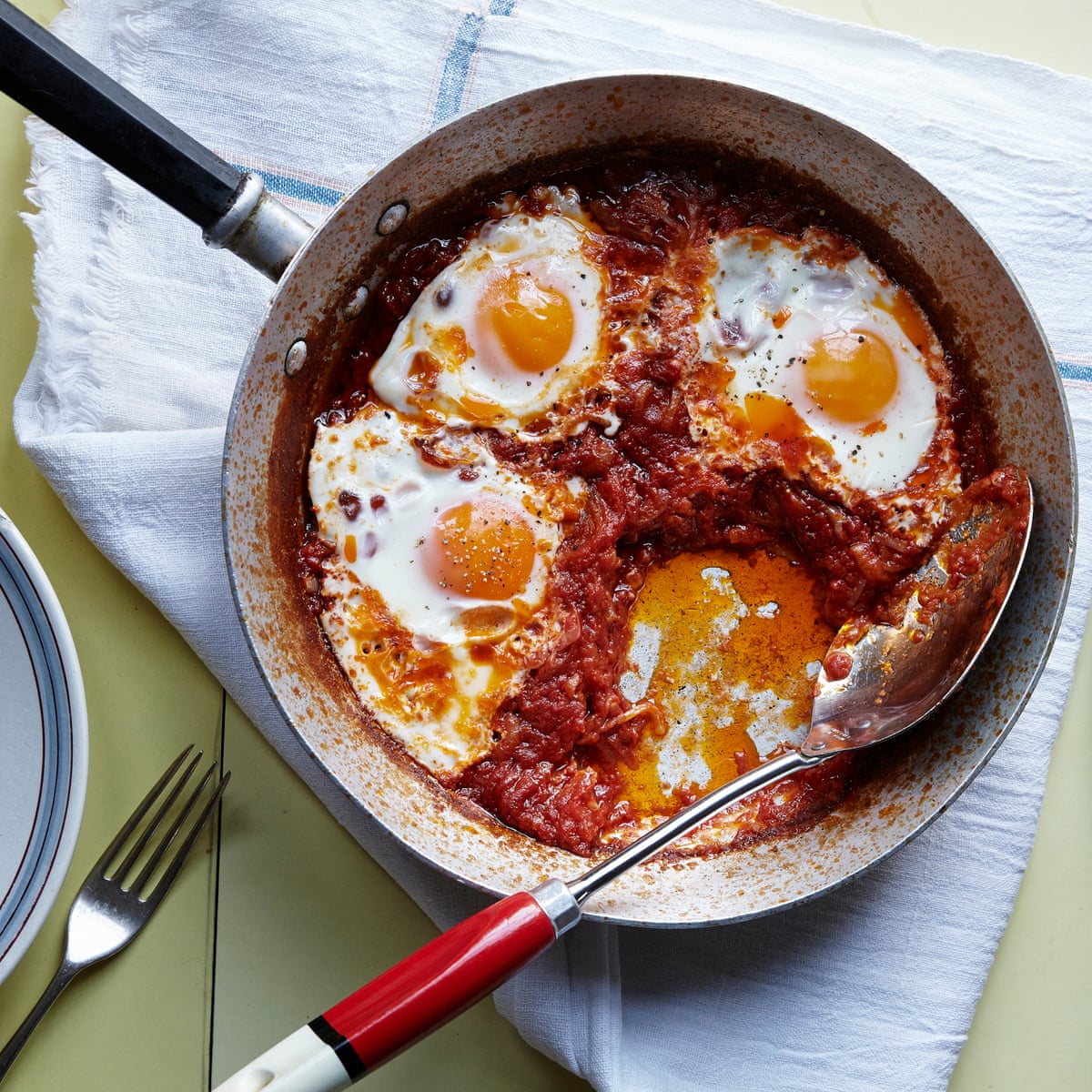 Stanley Tucci's nostalgic recipe for Calabrian eggs poached in