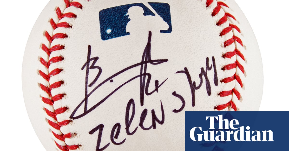 Baseball signed by Zelenskiy sells at US auction for over $50,000