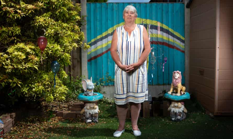 Linda Garforth, who is a blind foster carer