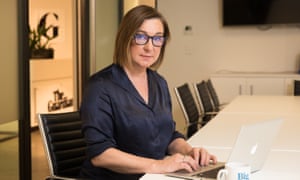 Guardian Australia Editor, Lenore Taylor. Photograph by Carly Earl. Guardian Staff byline. October. 2018. Australia.