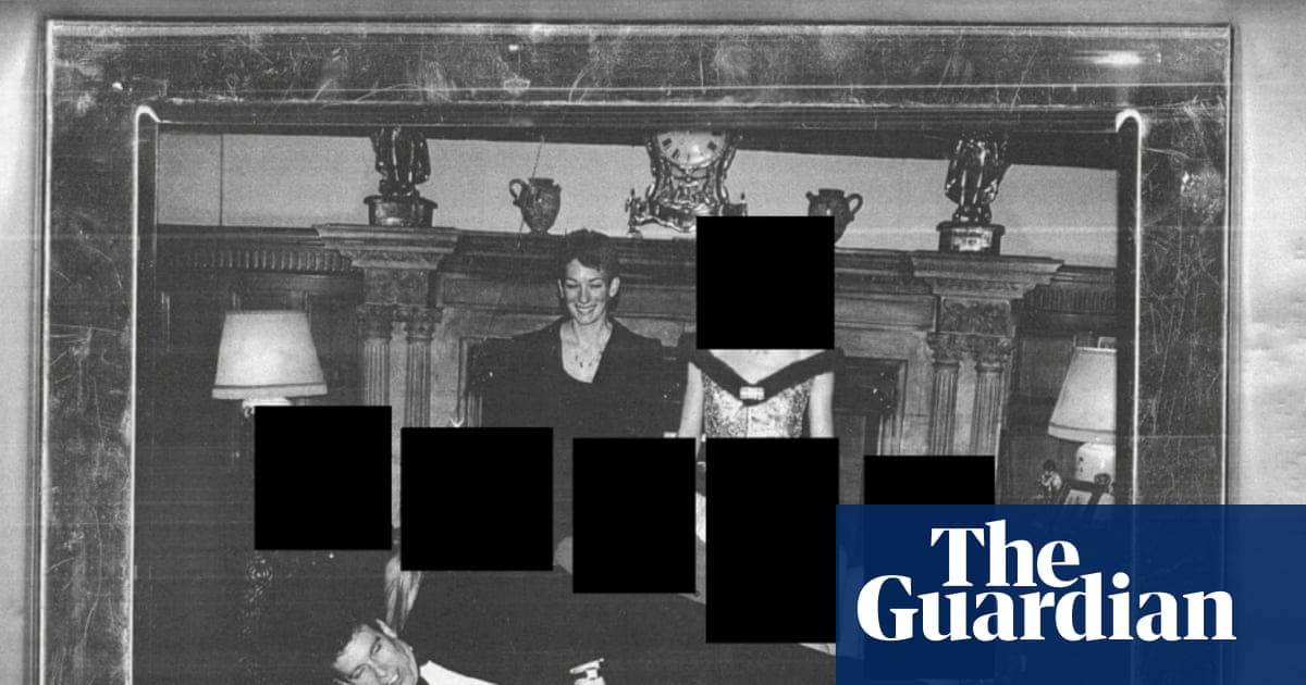 Epstein files appear to show ex-prince Andrew lying on laps watched by Ghislaine Maxwell