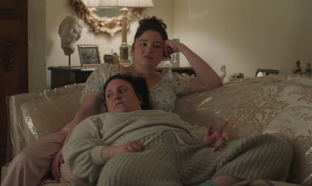 ‘When Lena and I got on Zoom, we just clicked’ … Stalter with Dunham in a scene from the series.