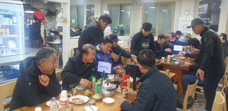 Villagers of the Guyang-ri village solar cooperative in South Korea reaping the free public benefits of the solar panels the village had installed.