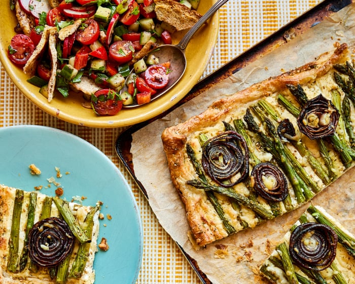Asparagus tart and fattoush: Sami Tamimi’s Palestinian recipes for spring