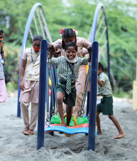 Before building starts, Anthill works with local children to find out what they might enjoy in a playground.