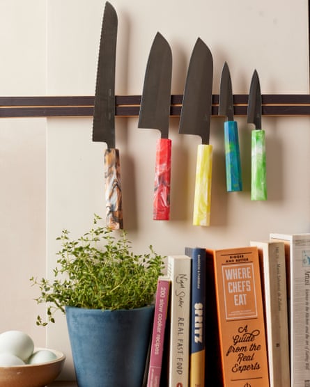 Allday Goods knives made from recycled plastic and scrap metal