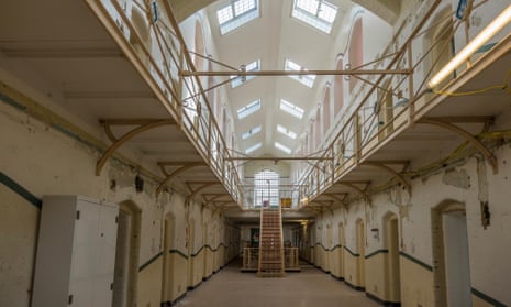 Interior view of a prison