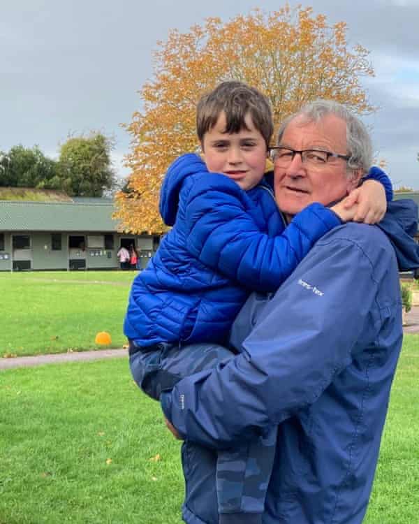 Moore Kennedy con su nieto Emilio