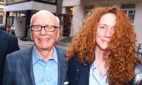 Murdoch with former Sun editor Rebekah Brooks. She was found not guilty of phone hacking 2014 before returning to run Murdoch’s UK media business as chief executive a year later.
