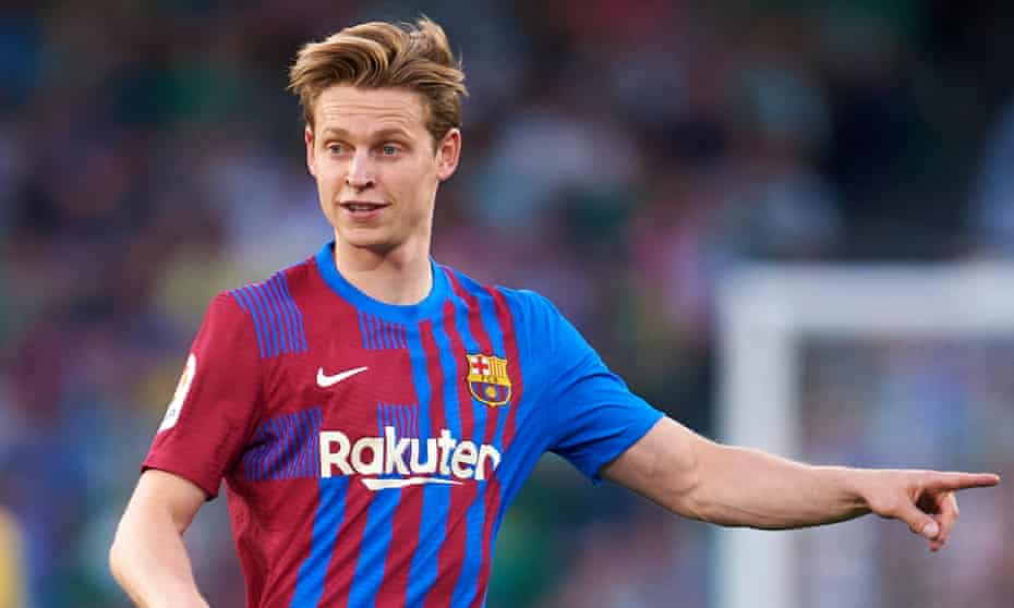 Frenkie de Jong in action during Barcelona’s game at Real Betis this month.