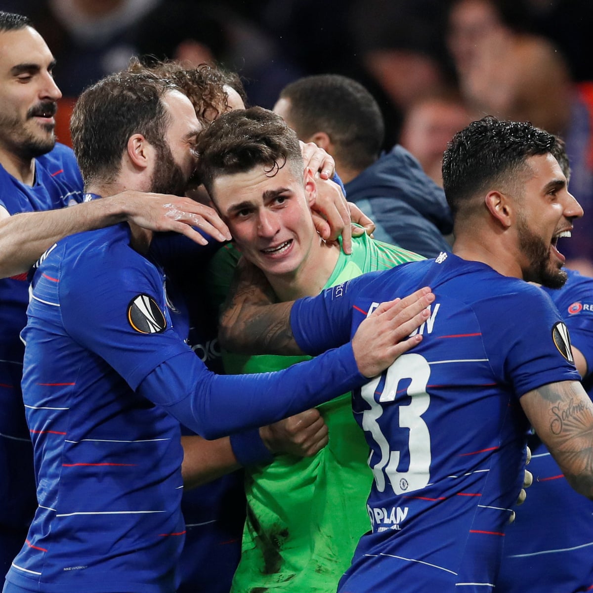 Chelsea 1 1 Eintracht Frankfurt 2 2 Agg 4 3 Pens Europa League Semi Final As It Happened Football The Guardian