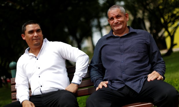 Cuban doctors Carlos Raul Lujos and Alioski Ramirez in Brasilia, Brazil. Leasing medical professionals is Cuba’s main export, bringing in more hard currency than tourism.