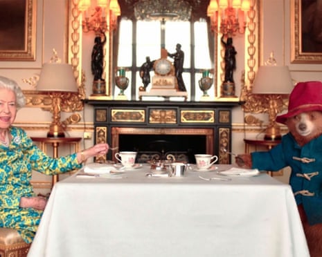 ‘It took on a life of its own’ … the Queen’s afternoon tea with Paddington Bear.