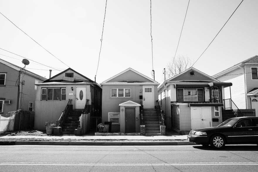 Homes along Beach 43rd Street that survived Hurricane Sandy in the Edgemere neighborhood of Far Rockaway, Queens on April 6, 2021. Smalls grew up in the neighborhood and had to flee her family home when Hurricane Sandy hit.