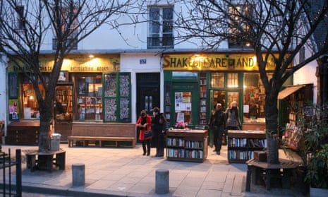 Shakespeare and Co. in Paris.