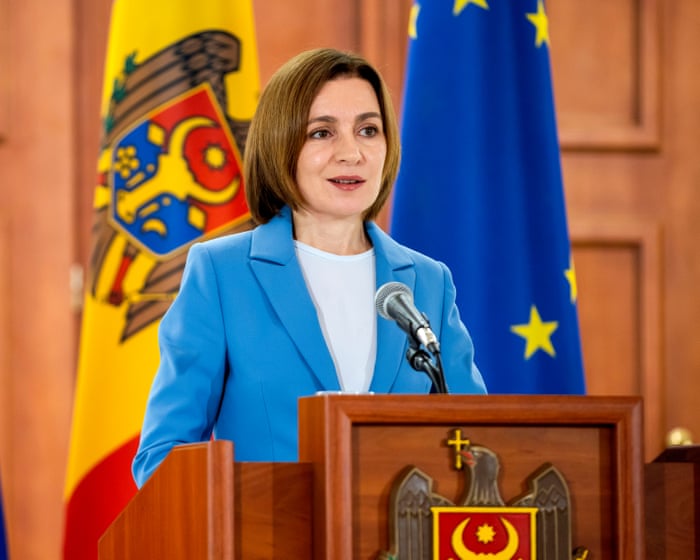 Moldova’s president Maia Sandu hails voters’ refusal to be ‘bought’ by Moscow