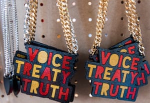 'Voice Treaty Truth' pendant necklaces from Haus of Dizzy