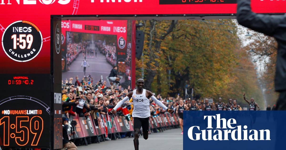 Eliud Kipchoge makes history by running sub two-hour marathon
