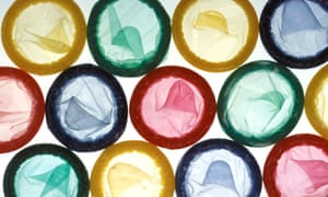 Coloured condoms