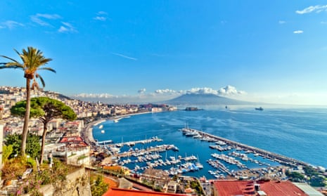 Mergellina port in Naples.