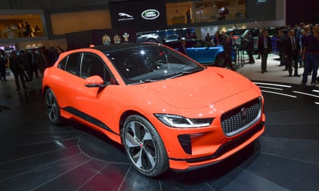 A picture of Jaguar’s I-Pace electric vehicle.