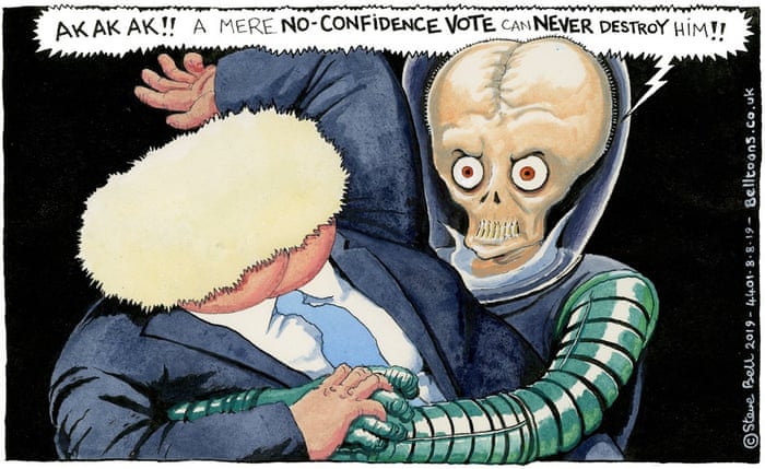 Steve Bell On Dominic Cummings And No Deal Brexit Cartoon Opinion The Guardian