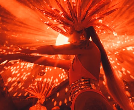 Red hot … La Churascaia gets going.