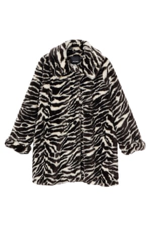 Faux fur coat, £75, monki.com