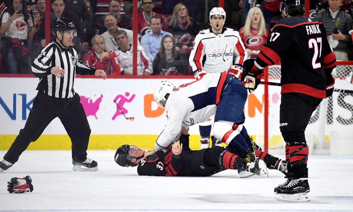 Was Alex Ovechkin S Knockout Of Andrei Svechnikov Just Part Of Hockey Washington Capitals The Guardian