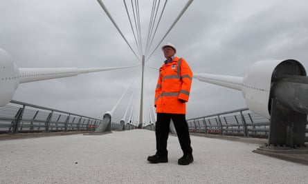 Mike Glover, the technical director, of the Queensferry Crossing.