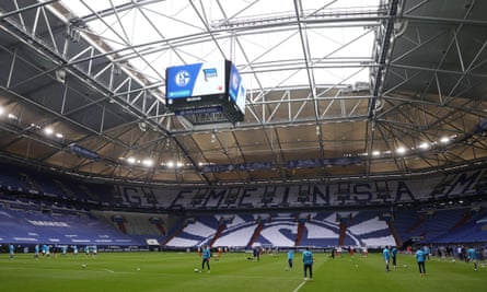The interior of the stadium.