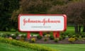johnson and johnson sign on a lawn