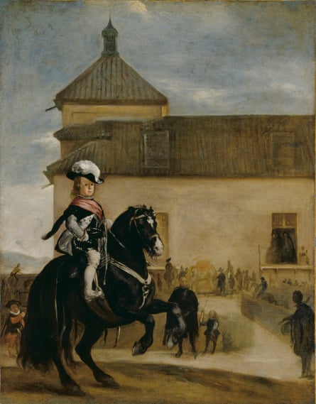 Prince Baltasar Carlos in the Riding School Spain circa 1640-45, Studio of Diego Velázquez.
