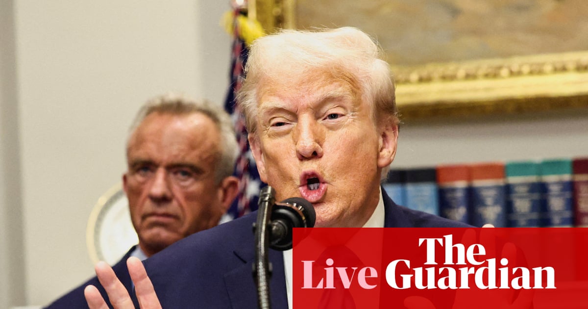 ‘Don’t pay any attention to what Trump says about medicine’, Wes Streeting tells Britons – UK politics live