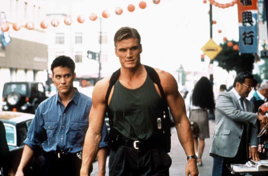 Brandon Lee and Dolph Lundgren in Showdown in Little Tokyo