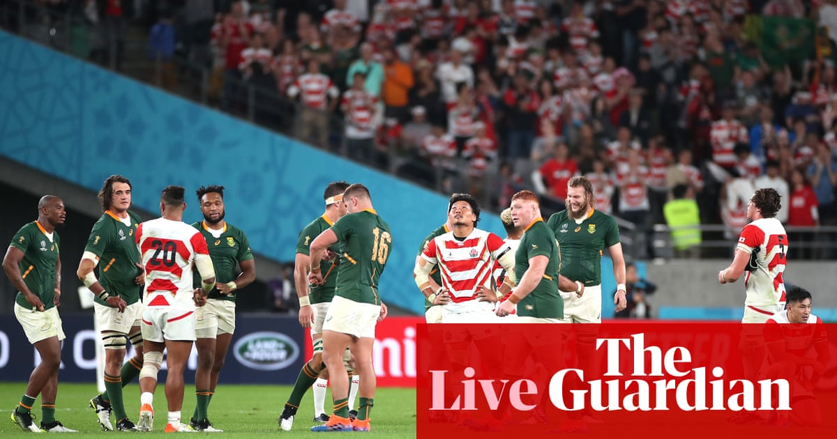 Japan v South Africa: Rugby World Cup 2019, quarter-final – as it happened