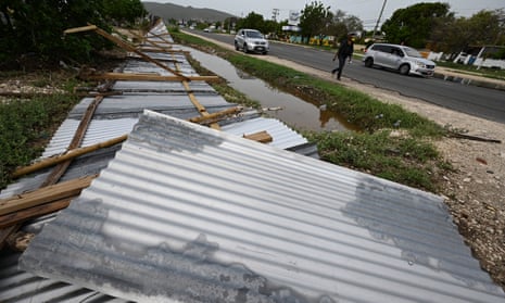 A fallen fence