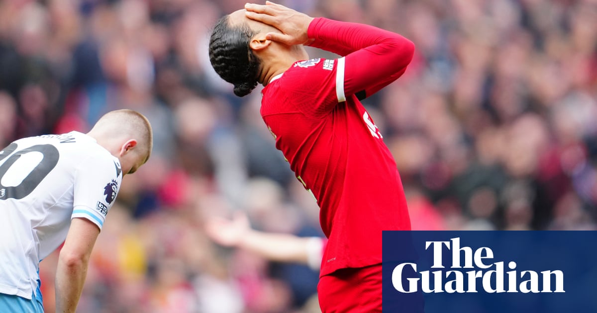Weary Liverpool’s title push close to petering out as familiar errors return