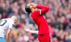 Weary Liverpool’s title push close to petering out as familiar errors return | Jonathan Wilson
