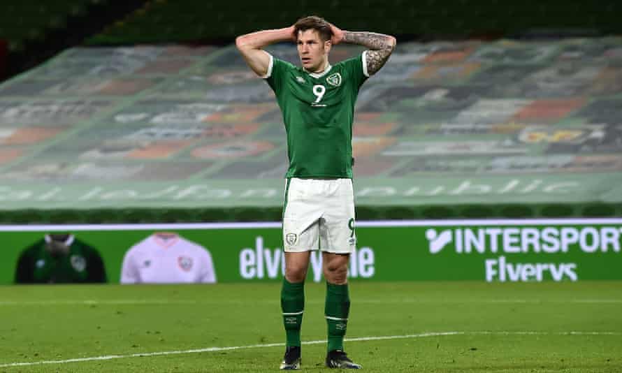 Collins Denies Ireland S World Cup Dream Is Over After Embarrassing Defeat Republic Of Ireland The Guardian Ireland 2022 World Cup Campaign