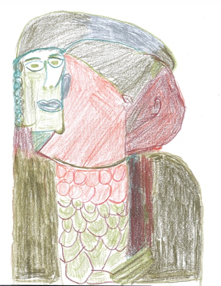 ‘She says it’s her job to “spoil” perfection’ … Hazell’s portrait of her daughter, Gaby Higgs.