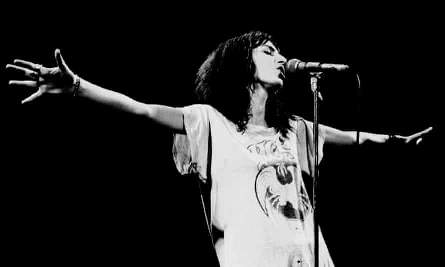 on stage at the Rainbow theatre, London, in 1978.