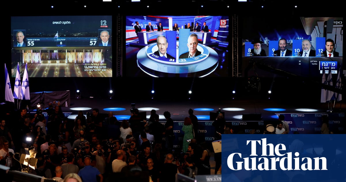 Israeli election: lengthy coalition talks loom as early results point to deadlock