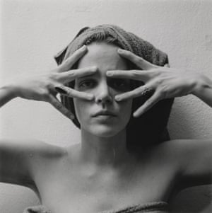 Melissa Shook (1939-2020), April 1, 1973From the series Daily Self-Portraits, 1972-73Melissa Shook was an American photographer, videographer, writer, and teacher based in Massachusetts, best known for her self and family portraits and documentary-style photography humanising marginalised people such as immigrants, the elderly and the homeless. She was a pioneer in exploring identity, motherhood and interracial families, channeling the spirit of creative freedom and attending the rise of feminism in the 1960s and 1970s.