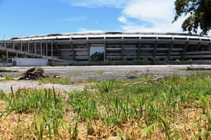 A view from outside Maracana Stadium