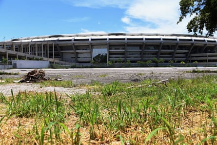 A view from outside Maracana Stadium