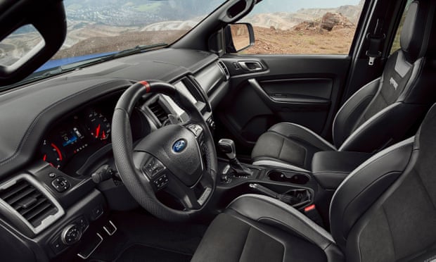 Inside story: the interior of the Ford Ranger.