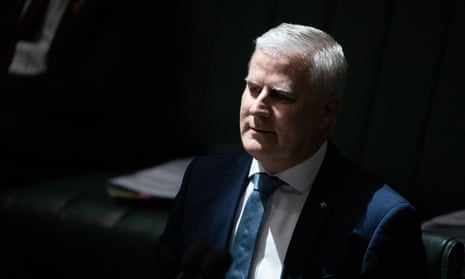 The acting PM Michael McCormack